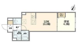 ウェルスクエア南大塚 102 間取り図