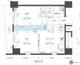 フェニックス市谷本村町 9階 間取り図