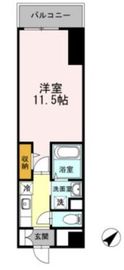 ヒルフラット大崎 206 間取り図