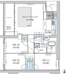 ガーデニエール砧ウエスト 627 間取り図