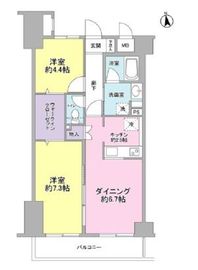 コンフォリア赤羽岩淵 503 間取り図