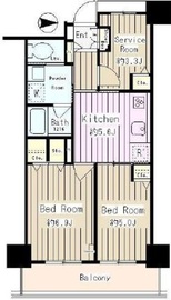 イーストコア曳舟一番館 16階 間取り図
