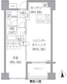 エーデル練馬 103 間取り図