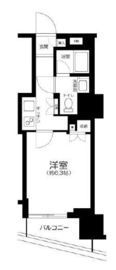 コンシェリア池袋マスターズヴィラ 13階 間取り図