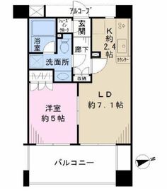 パレステュディオ新宿御苑 3階 間取り図