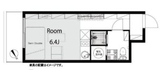 ビューシティ新宿御苑 9階 間取り図