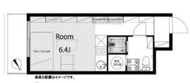 ビューシティ新宿御苑 9階 間取り図