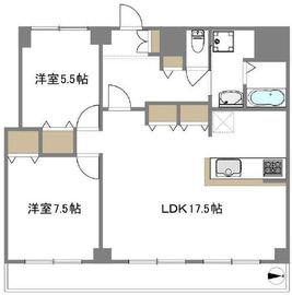 東建ニューハイツ西新宿 12階 間取り図