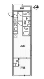ウェルスクエアイズム中延 201 間取り図