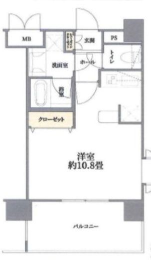 コンシェリア・デュー後楽園 4階 間取り図