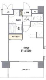 コンシェリア・デュー後楽園 4階 間取り図
