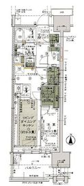 プラウド新丸子 6階 間取り図