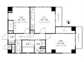 M-AZABUJUBAN 401 間取り図