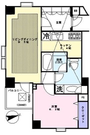 エストグランディールCARO吉祥寺本町 14階 間取り図