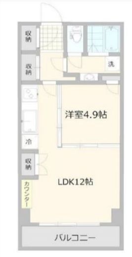 シンフォニーシティ荻窪 8階 間取り図