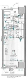 デュオステージ新高円寺 8階 間取り図