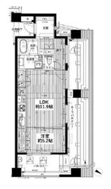 イニシア上池袋 406 間取り図