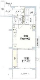 エスリール杉並松庵 5階 間取り図