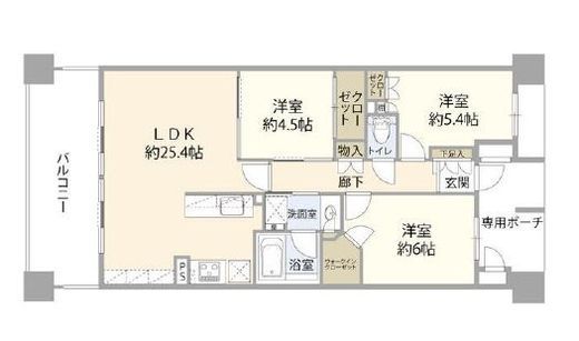 グランアルト豊洲 7階 間取り図