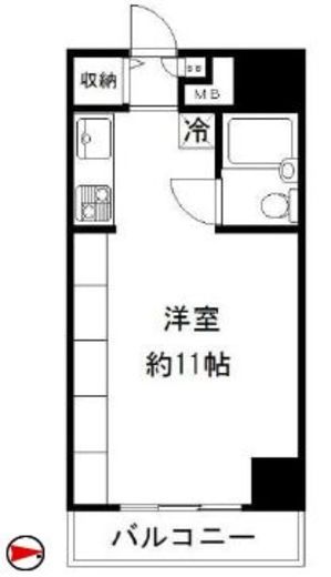 飯田橋ハイタウン 7階 間取り図