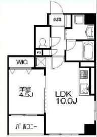 ユーノ新宿柏木 401 間取り図