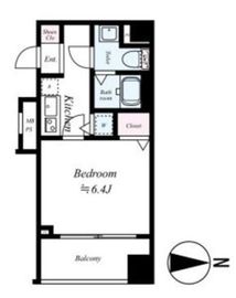 クレアシオン渋谷神山町 3階 間取り図