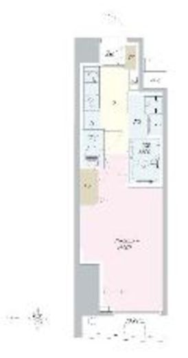 ロイジェント山王 502 間取り図
