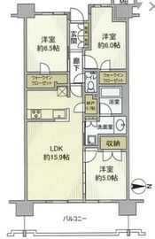 プラウドシティ吉祥寺 5階 間取り図