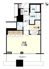 ステーションガーデンタワー 13階 間取り図