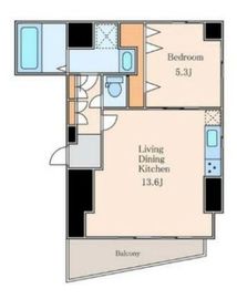 The Wealth麻布 (ザ・ウェルス麻布) 301 間取り図