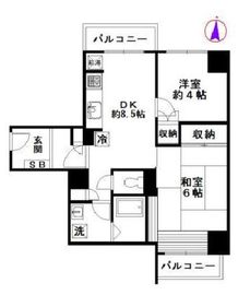 渋谷グランドハイツ 12階 間取り図
