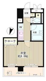 エスタシオン西新宿 403 間取り図