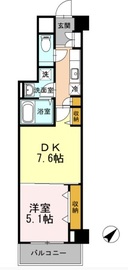 ヒルフラット大崎 416 間取り図