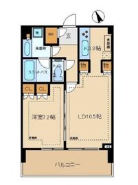 シティタワー新宿 20階 間取り図