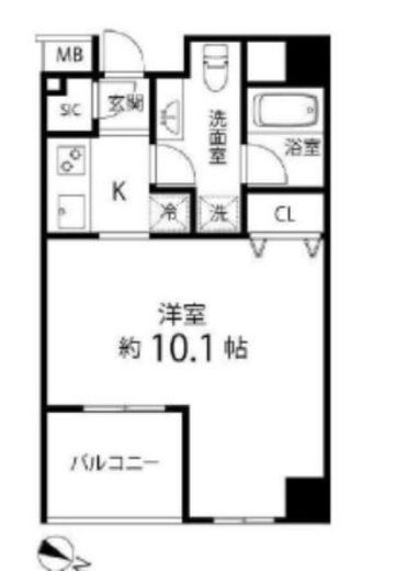グレイスコート志村三丁目 303 間取り図