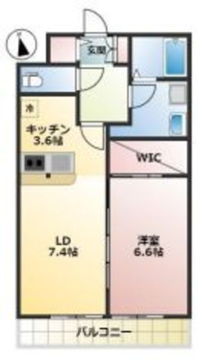 イーストポート 203 間取り図