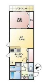 イーストポート 405 間取り図