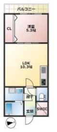 イーストポート 406 間取り図