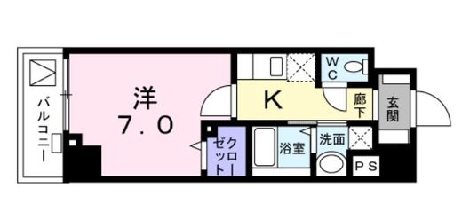 Lino asakusa (リーノアサクサ) 302 間取り図