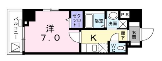 Lino asakusa (リーノアサクサ) 203 間取り図
