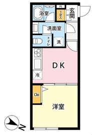 J-ARC吉祥寺 (ジェイアーク吉祥寺) 2階 間取り図