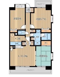 CITY SPIRE西葛西 (シティスパイア西葛西) 301 間取り図