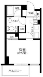 アトラス西早稲田 5階 間取り図