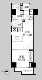 ハピネ蔵前鳥越 4階 間取り図