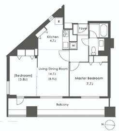 レグノ・セレーノ 14階 間取り図