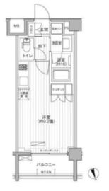 プラネソシエ大森山王 314 間取り図
