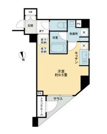 ライオンズフォーシア中野 101 間取り図