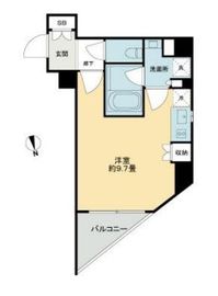 ライオンズフォーシア中野 604 間取り図