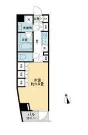 ライオンズフォーシア中野 201 間取り図