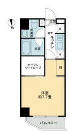 ライオンズフォーシア中野 406 間取り図